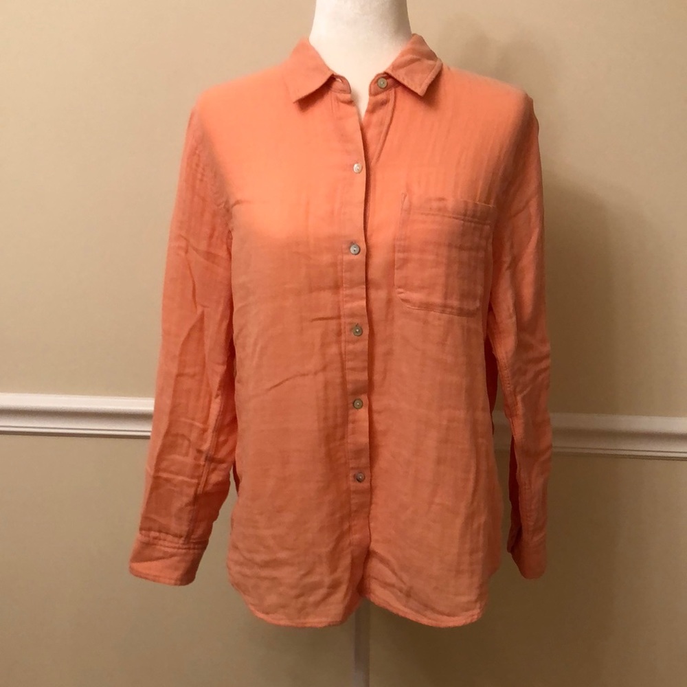 Rails Womens Ellis Top In Peach. Size Medium. Euc. - image 1